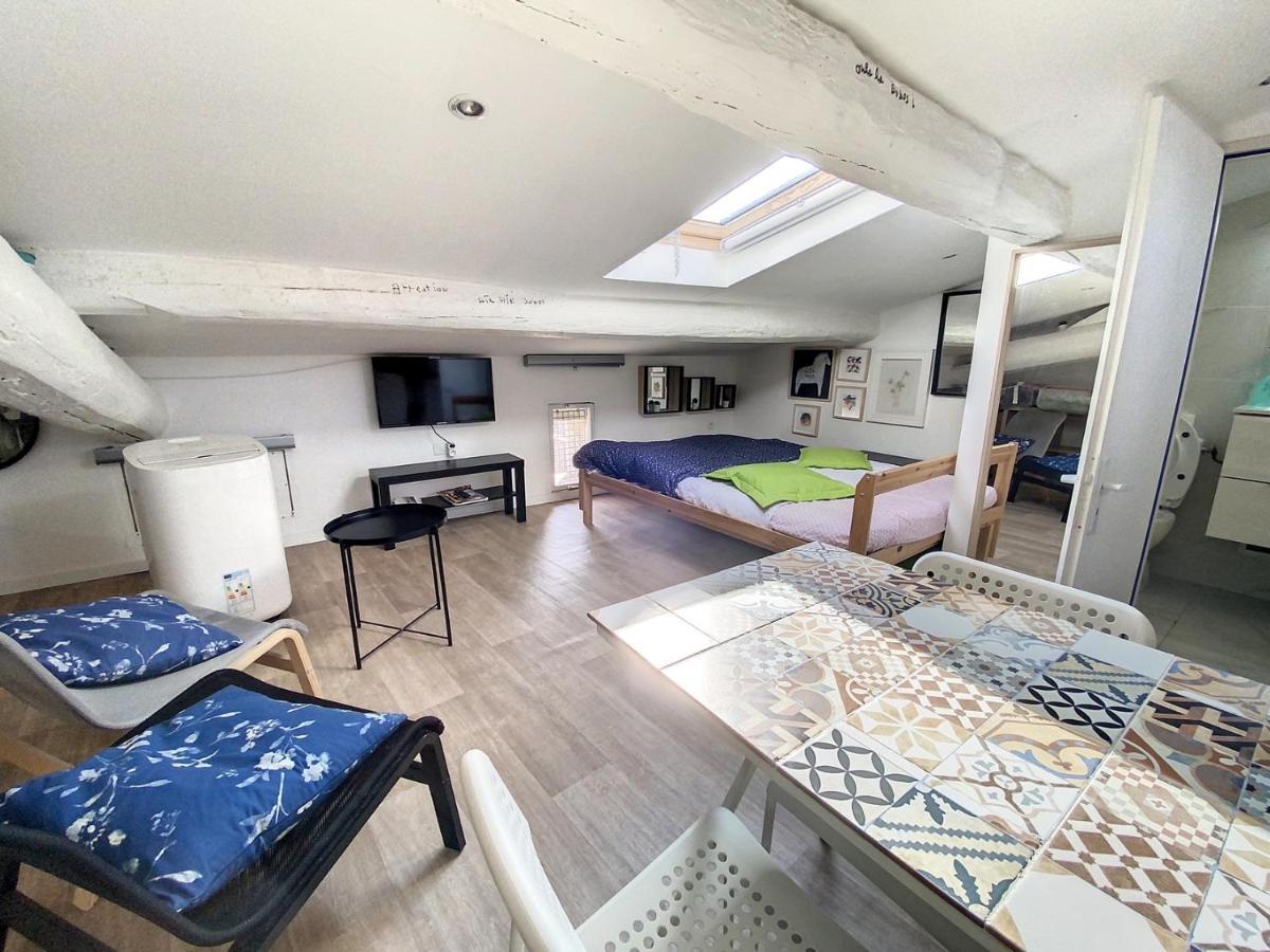 Petit St Louis Studio Mansarde Atypique Climatise Sète Buitenkant foto